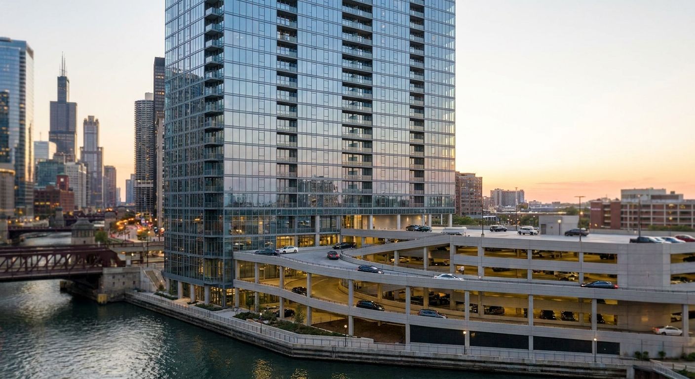 Best high rise apartments in Chicago with attached parking garages