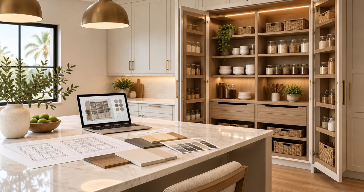How do you plan custom pantry cabinets for an Orlando home?