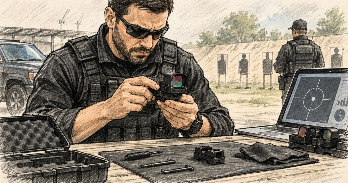 Red dot sights for private security companies: fit and maintenance checks