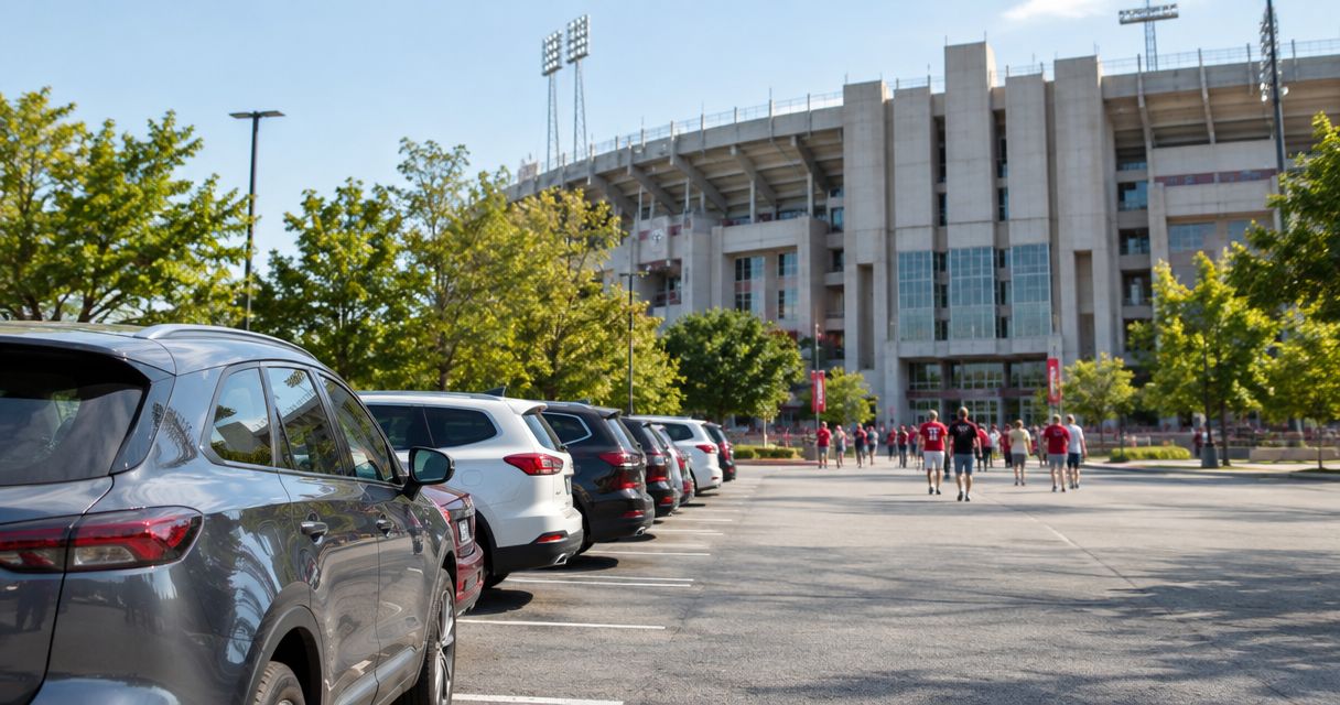 How much does parking cost near IU Memorial Stadium?