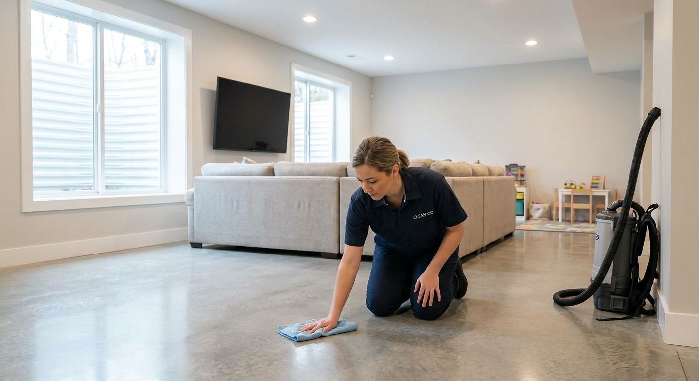 House cleaning for finished basements