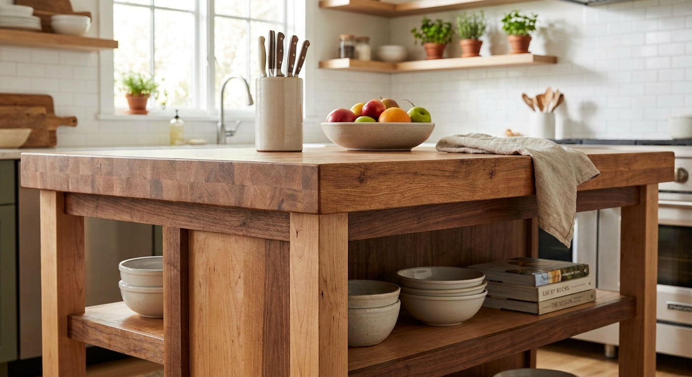 Best butcher block for a small kitchen island