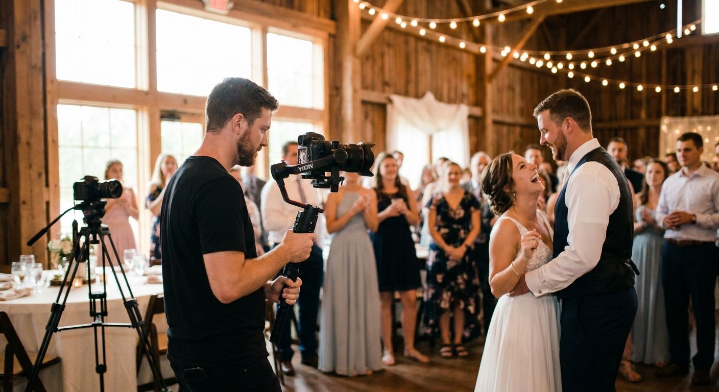 Wedding videography for reception-only coverage