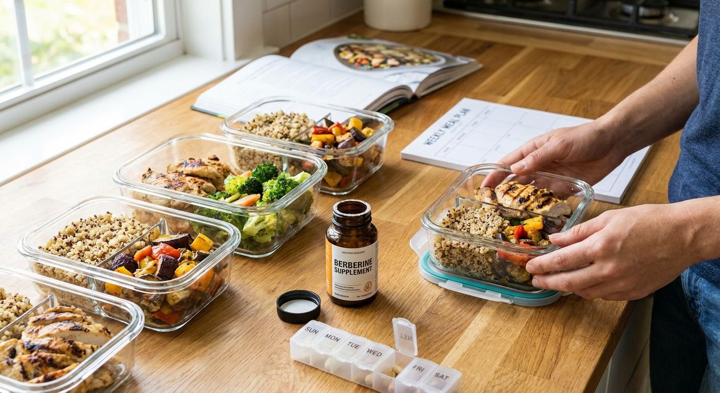 How to fit berberine into a meal-prep routine