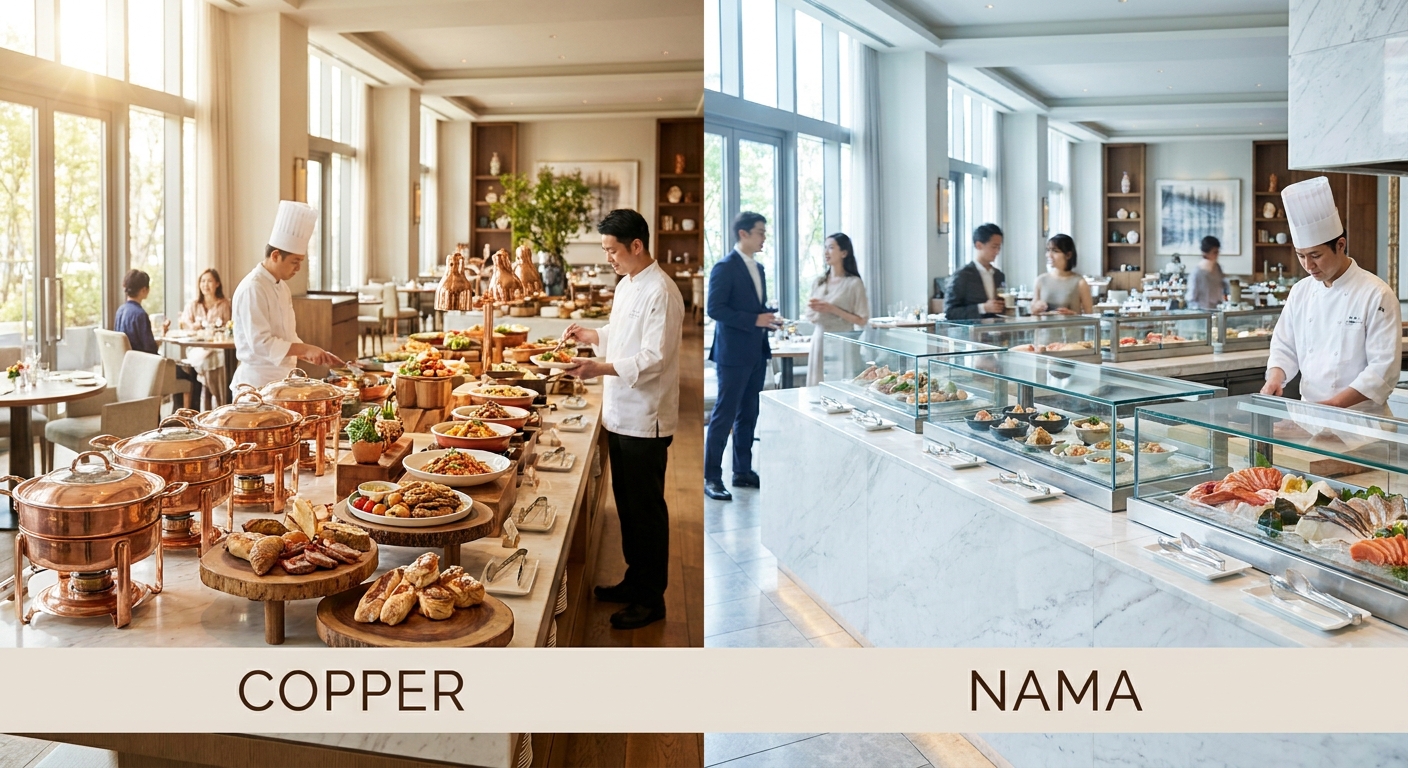 Copper buffet vs nama buffet compare