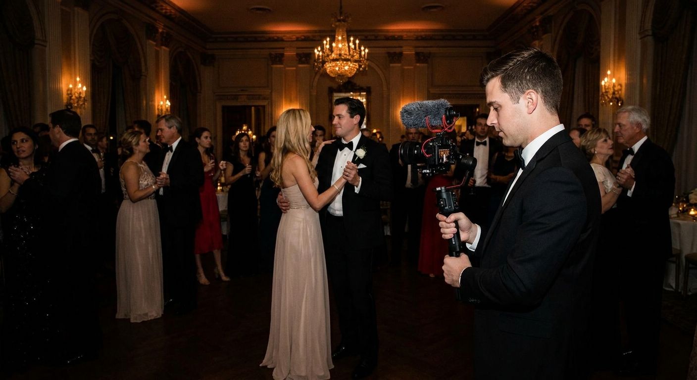 Wedding videography for black-tie weddings