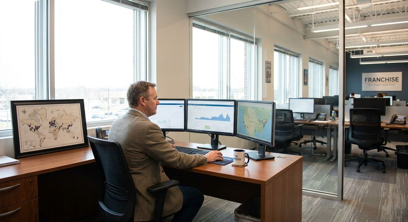 Private office for franchise owners managing multiple sites