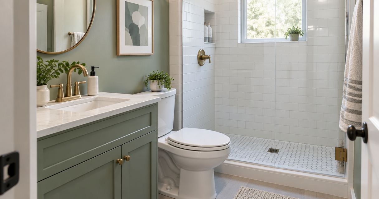 Best paint colors for small bathroom remodels 2026