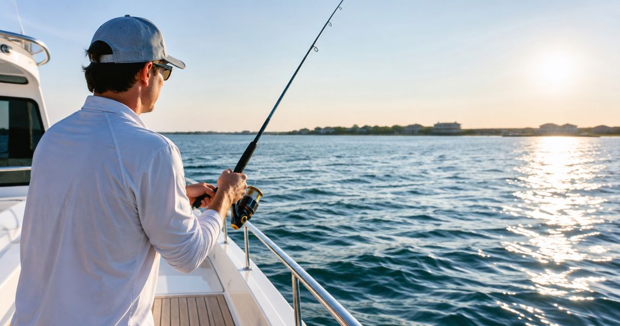 Can you fish from a chartered yacht in the Hamptons?