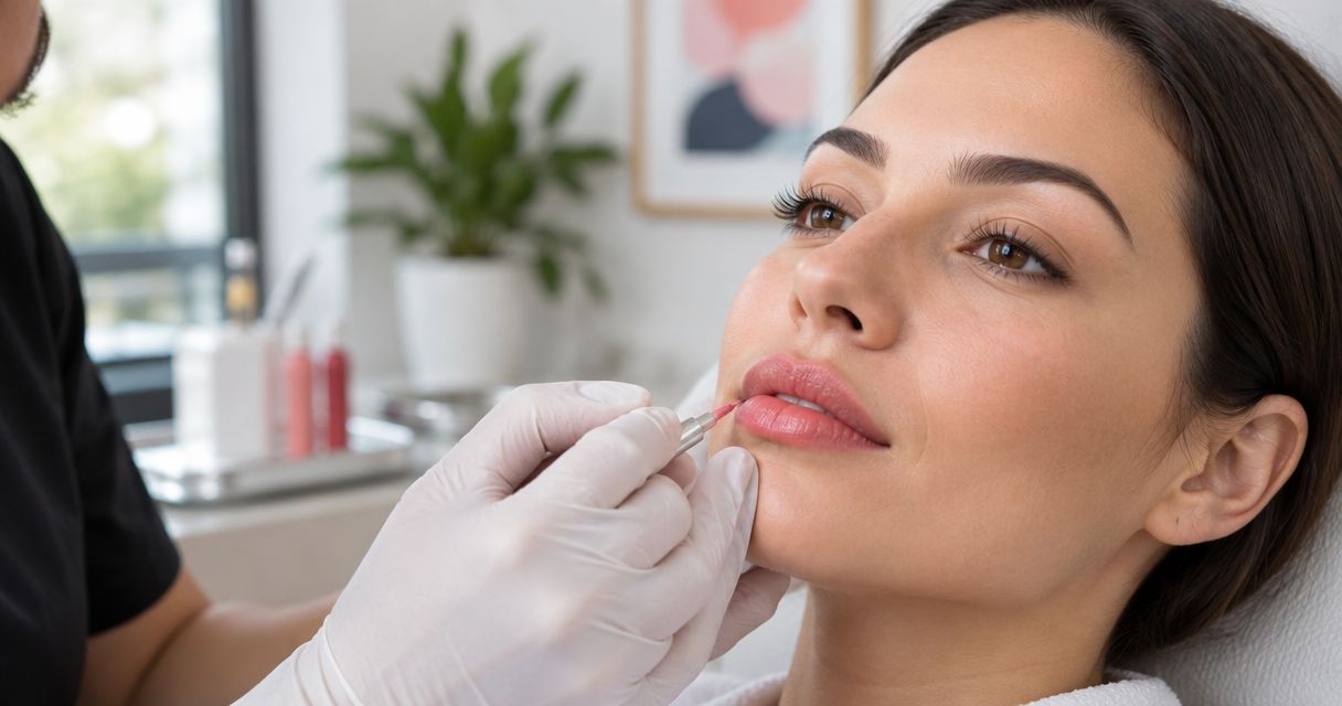 Does lip blush pigment change color after it heals?
