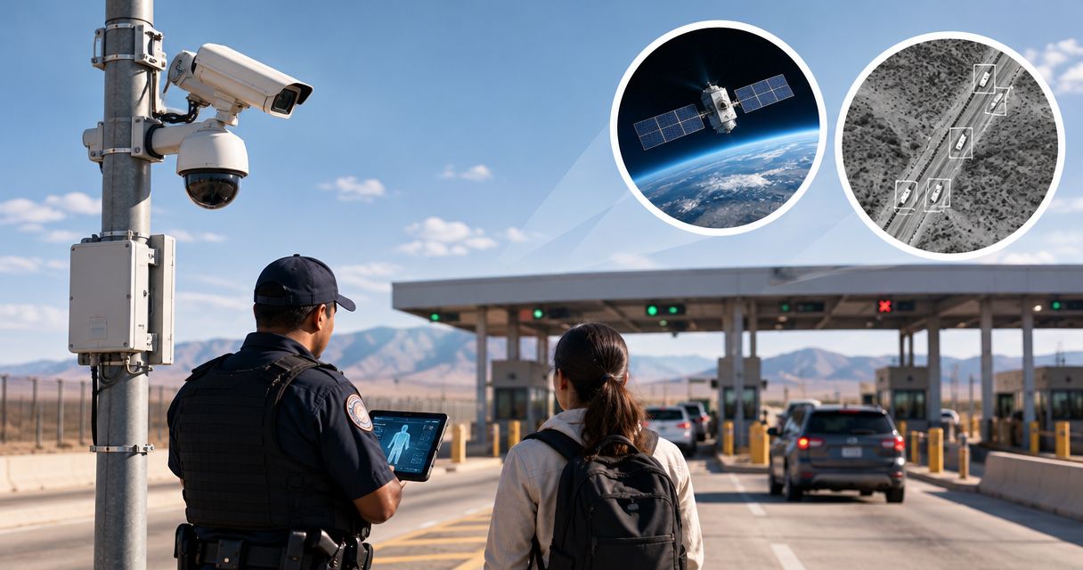 What government surveillance powers apply at the U.S. border?