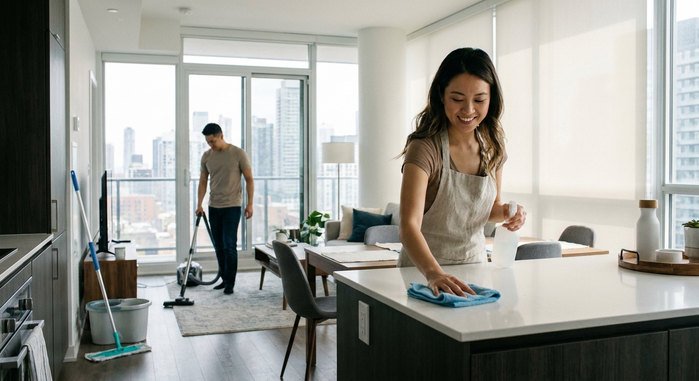 House cleaning for condo and apartment owners