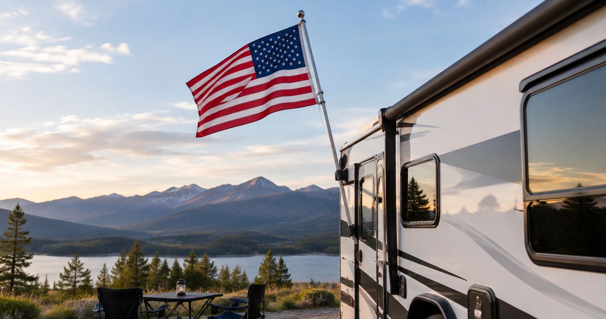 Best 7 RV flag poles in 2026: telescoping and ladder mount picks