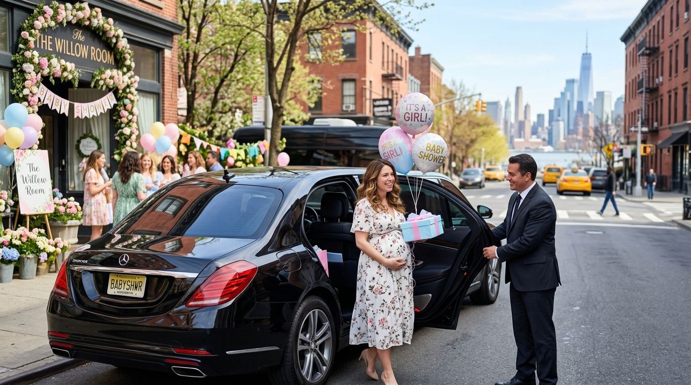 Car service for baby shower celebrations in NJ and NYC