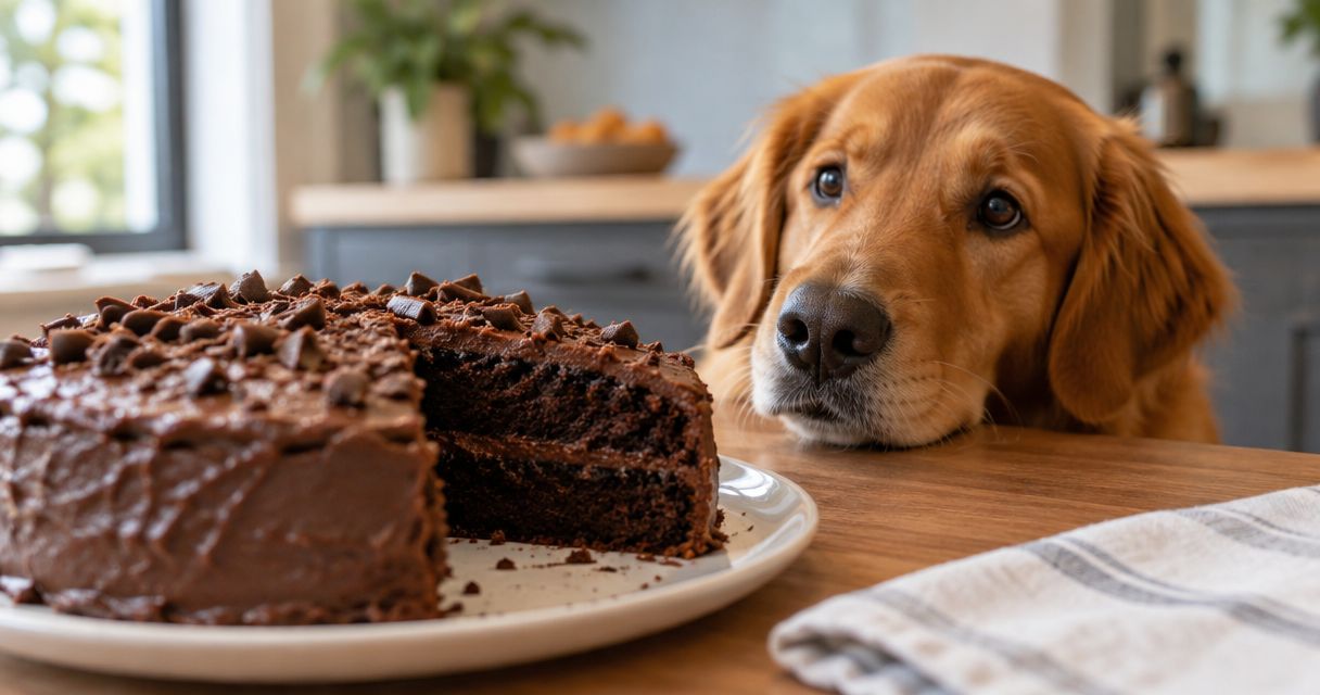 Can dogs eat chocolate cake?