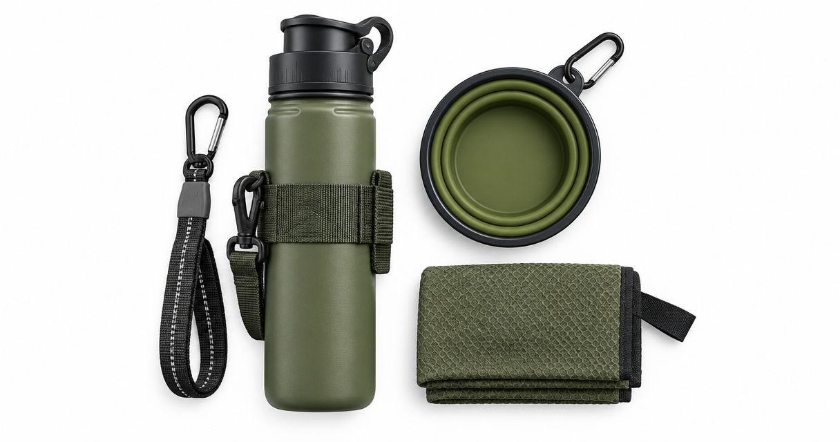 Dog water bottle for hiking: capacity and carrying tips