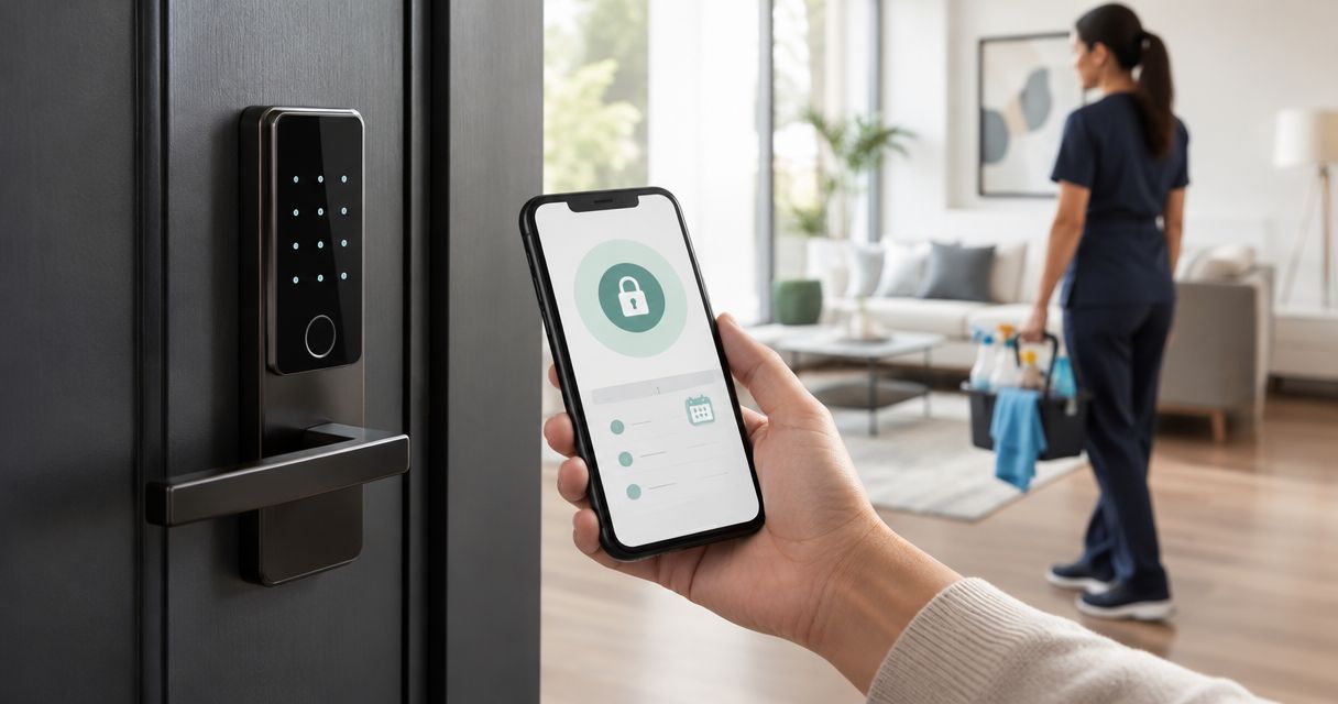 How to connect a smart lock to your cleaning schedule