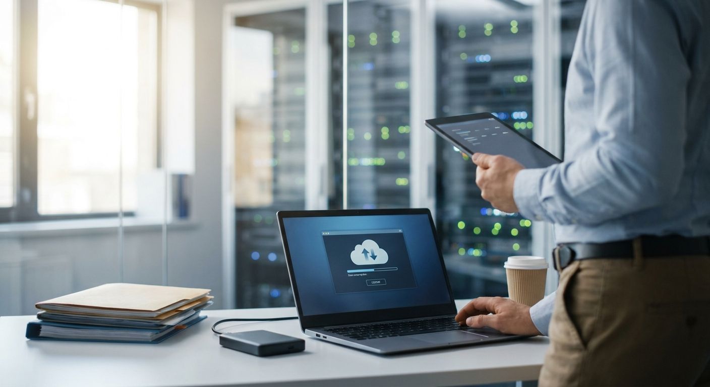 Cloud backup software for business file protection