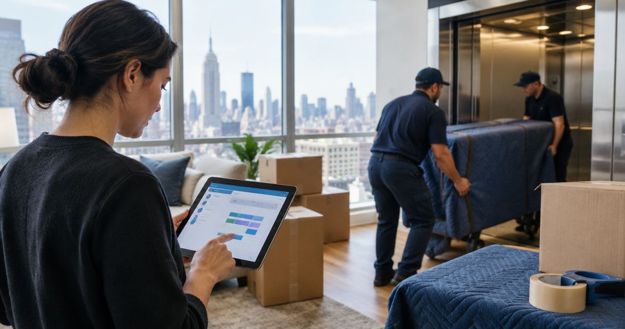 Elevator reservations to moving day: complete 2026 workflow