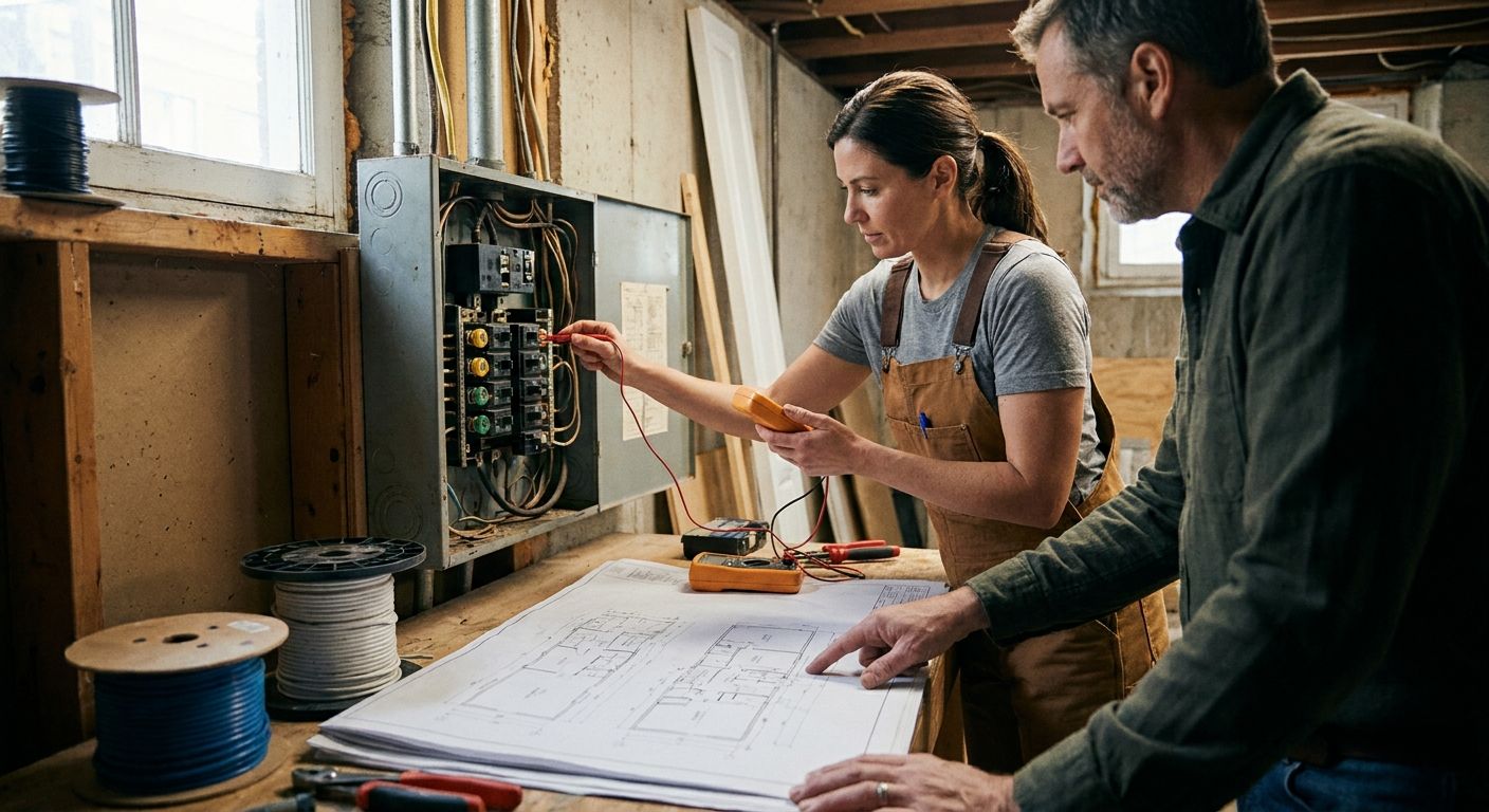 How to plan an electrical panel upgrade before a renovation