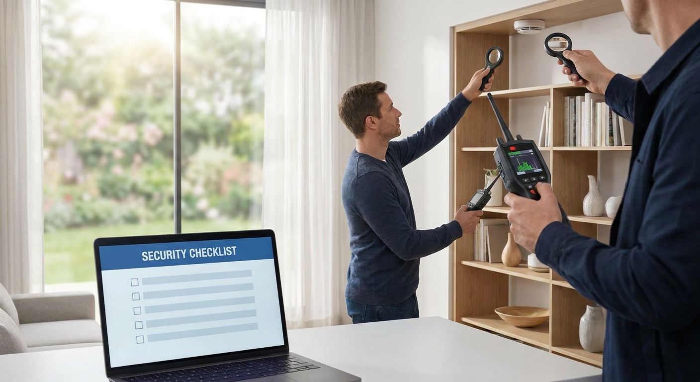 Hidden camera sweeps for Airbnb and vacation rental hosts