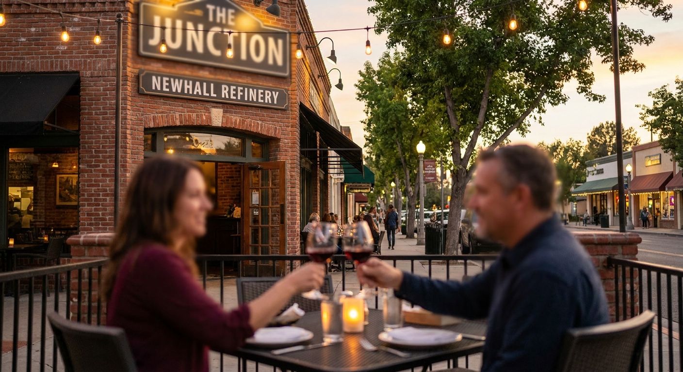 Best restaurants in downtown Newhall for date night