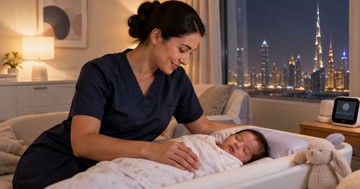 How much does a newborn night nurse cost per night in Dubai?