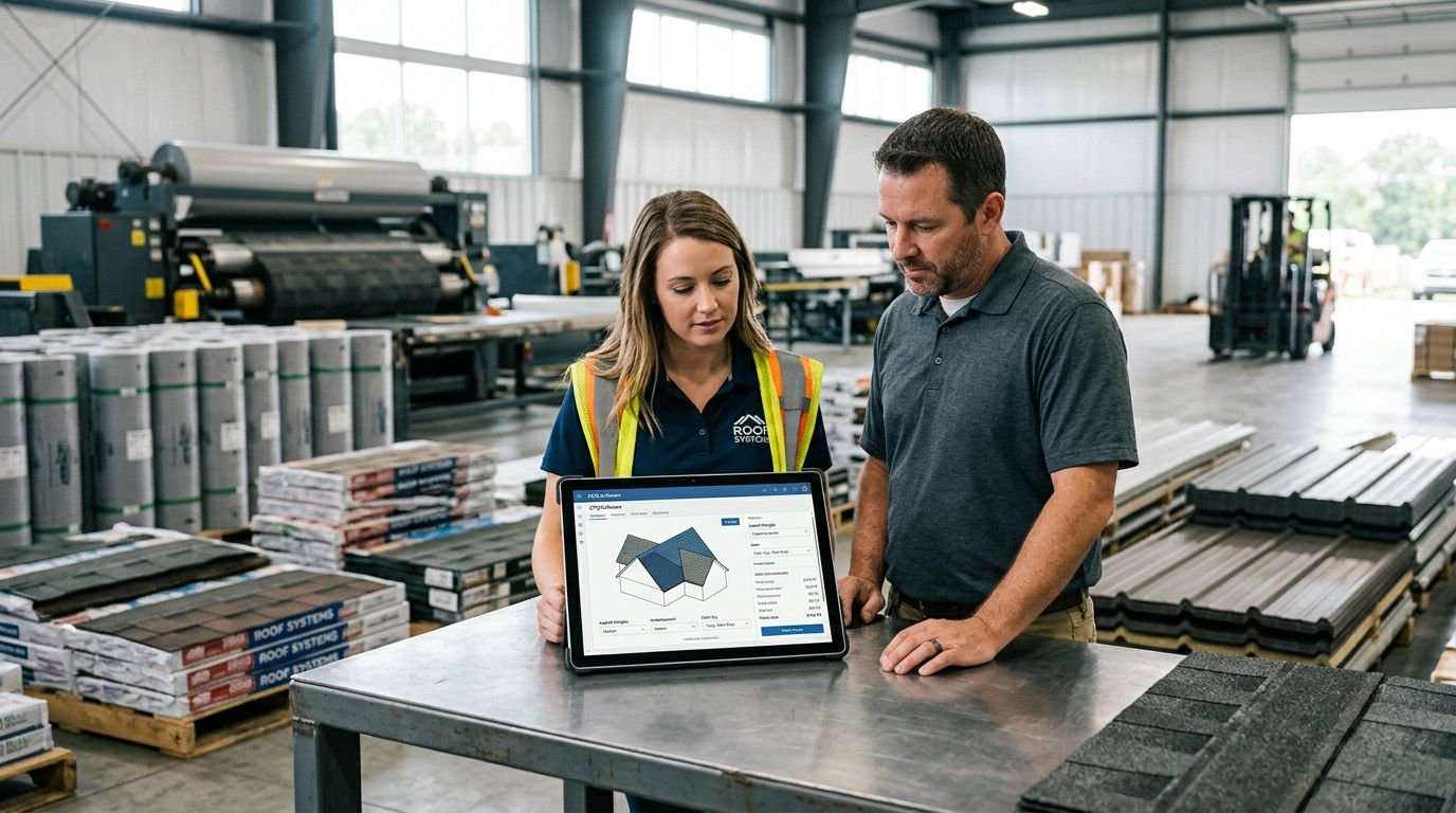 CPQ software for roofing materials manufacturers