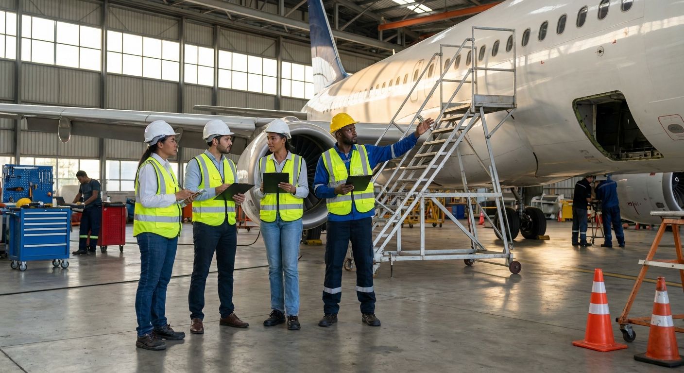 Safety staffing for aerospace MRO and maintenance facilities