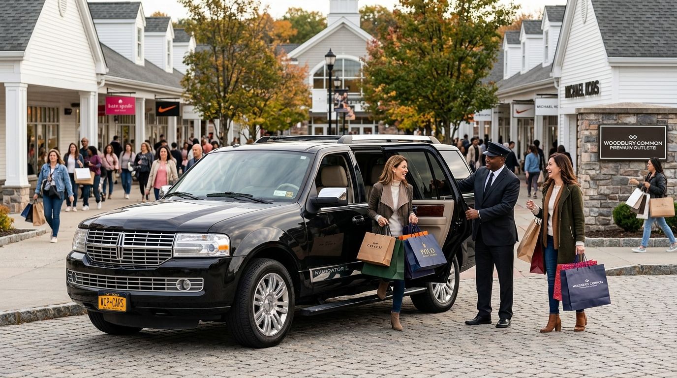 Car service for Woodbury Common outlet shopping trips