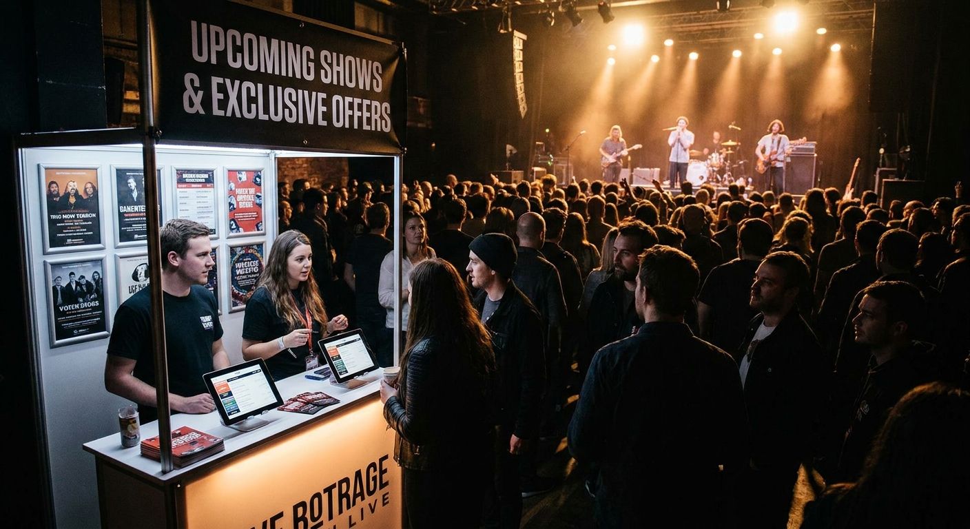 Event marketing for live music venues