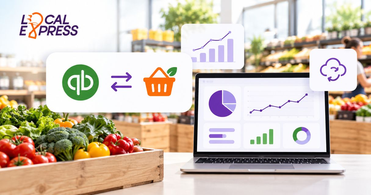 How to connect QuickBooks to your grocery order management system