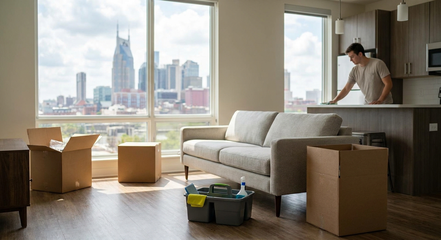 Move-out cleaning for Nashville renters