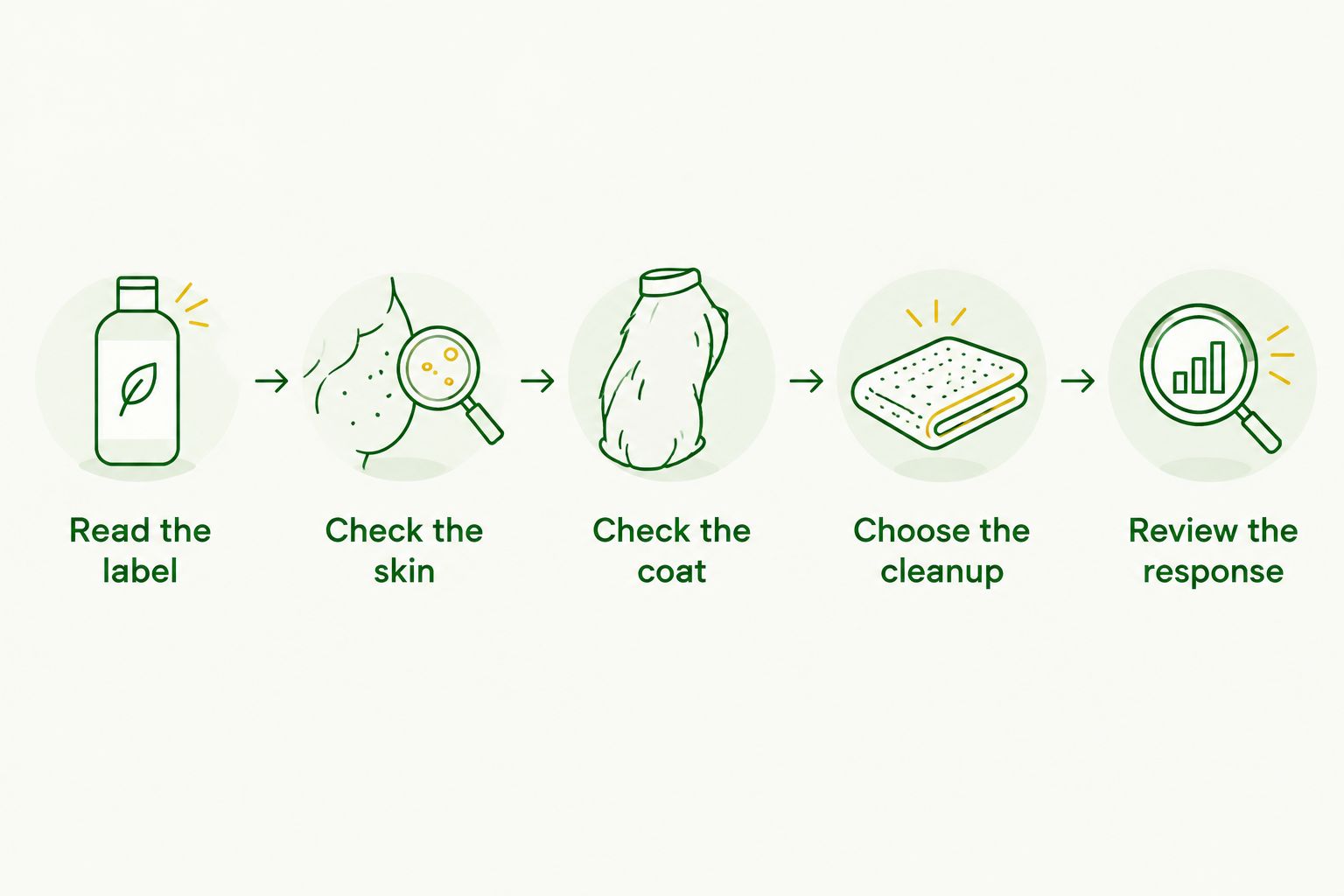 Five checks for deciding whether a dog needs another deshedding shampoo bath