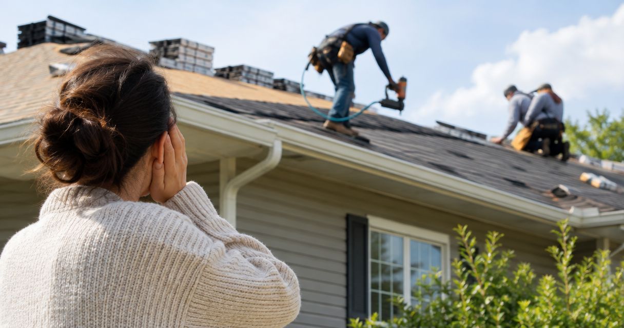 How noisy is a roof replacement?