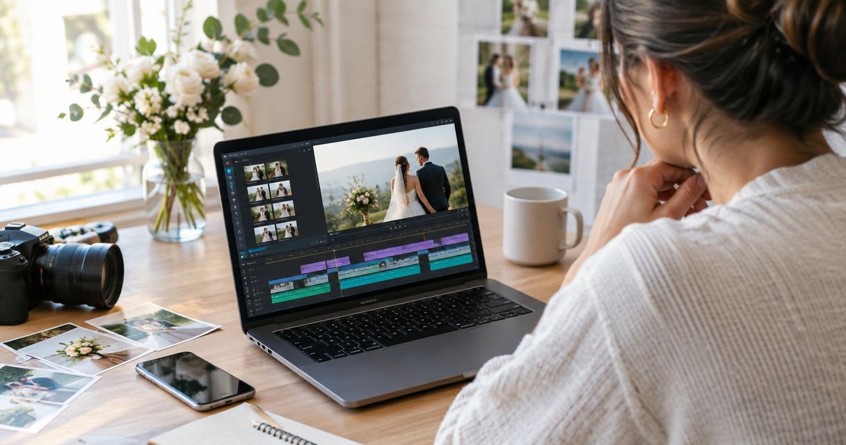 How long does AI reel generation take for a wedding highlight video?