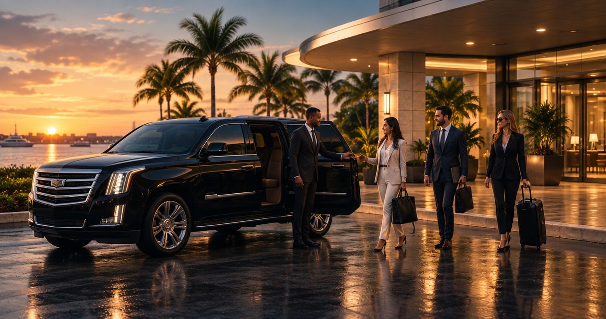 Corporate car service for executive assistants in Palm Beach