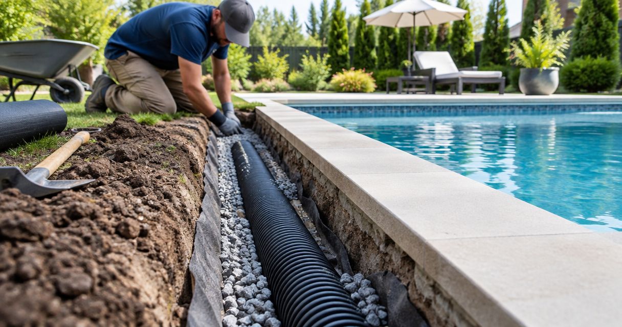French drain installation for pool owners: complete 2026 guide