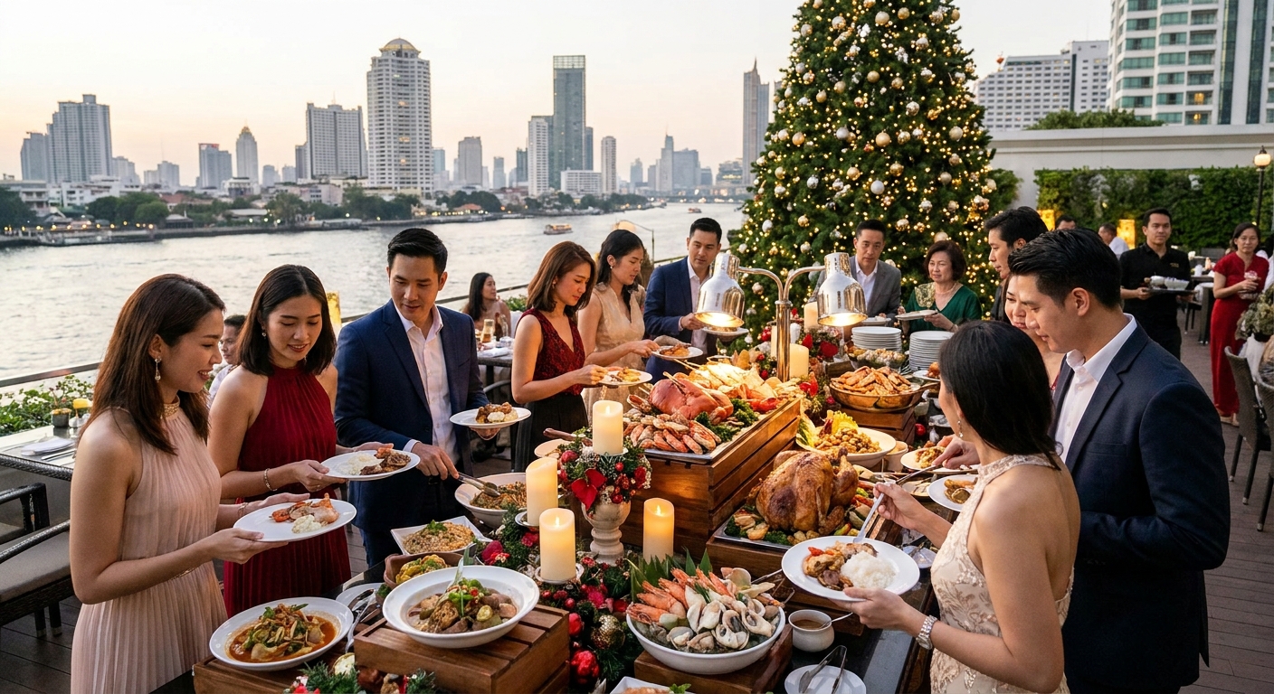 Best Christmas Eve buffet dinner in Bangkok