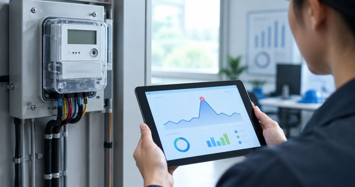 Automatically alert on energy demand spikes from meter readings
