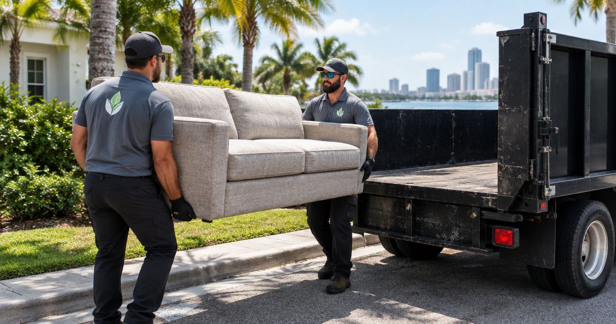 Couch removal in St. Petersburg: preparing for pickup
