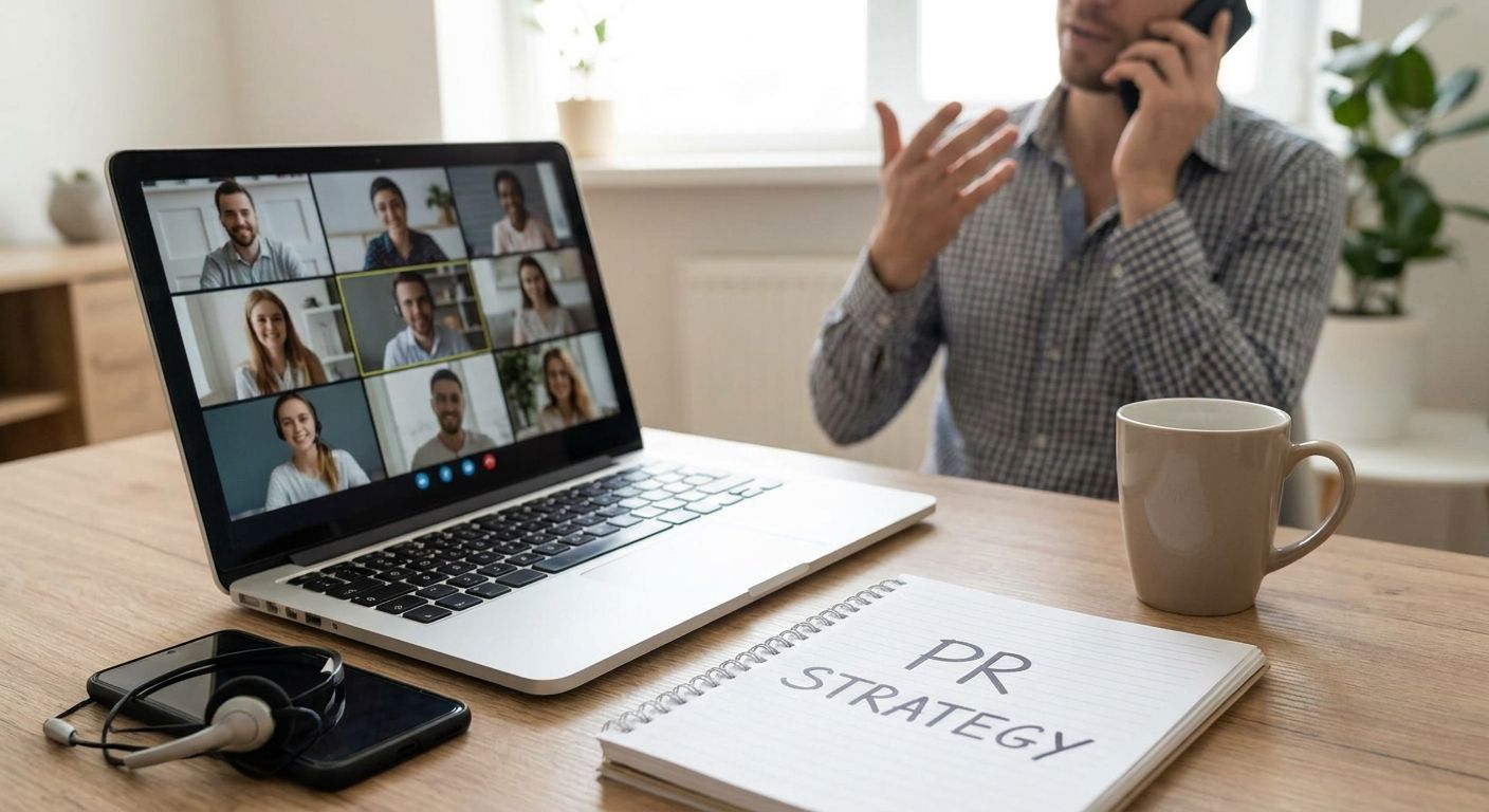 Virtual office for public relations consultants and publicists