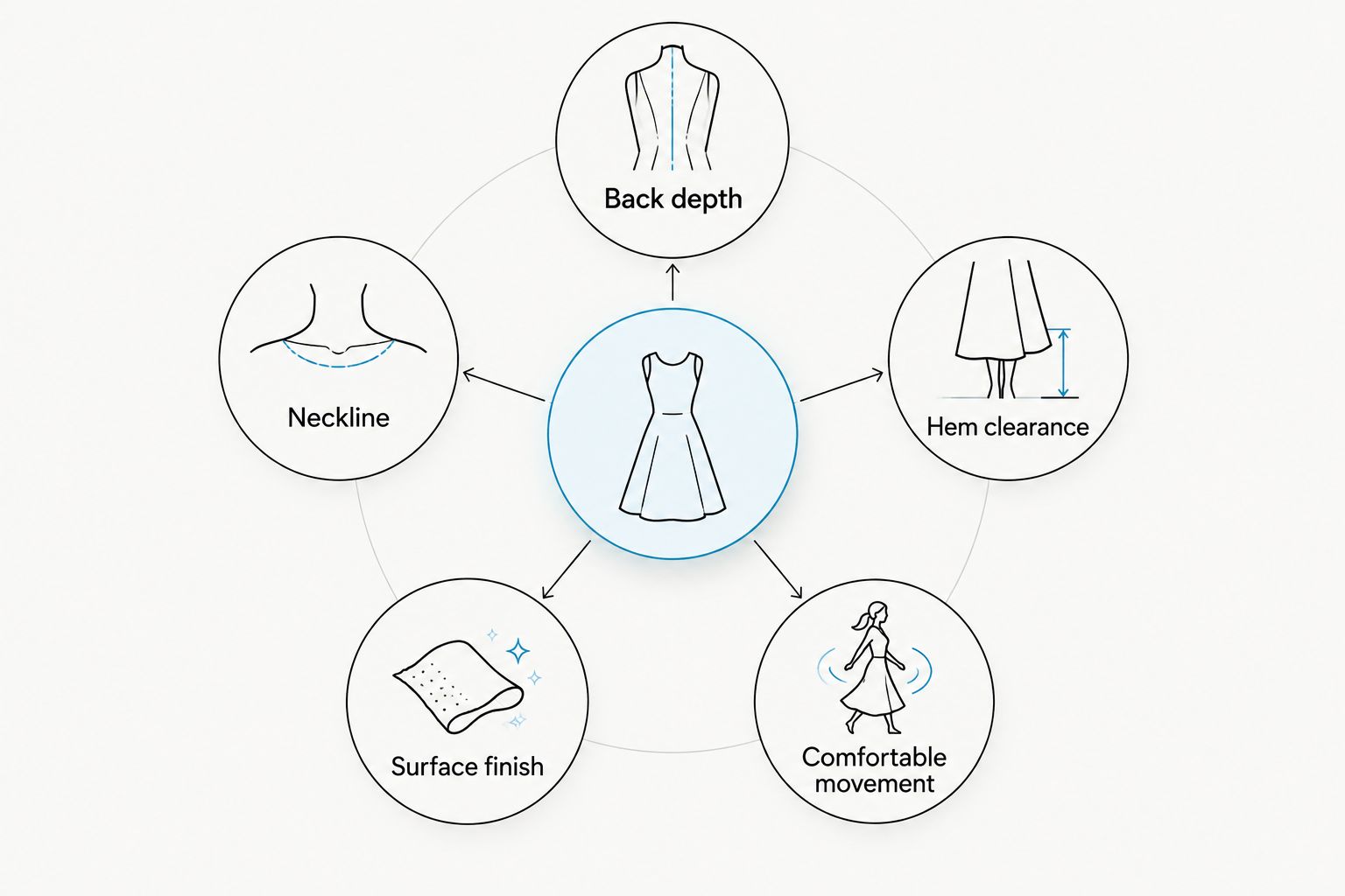Five checks for matching shapewear to a backless dress
