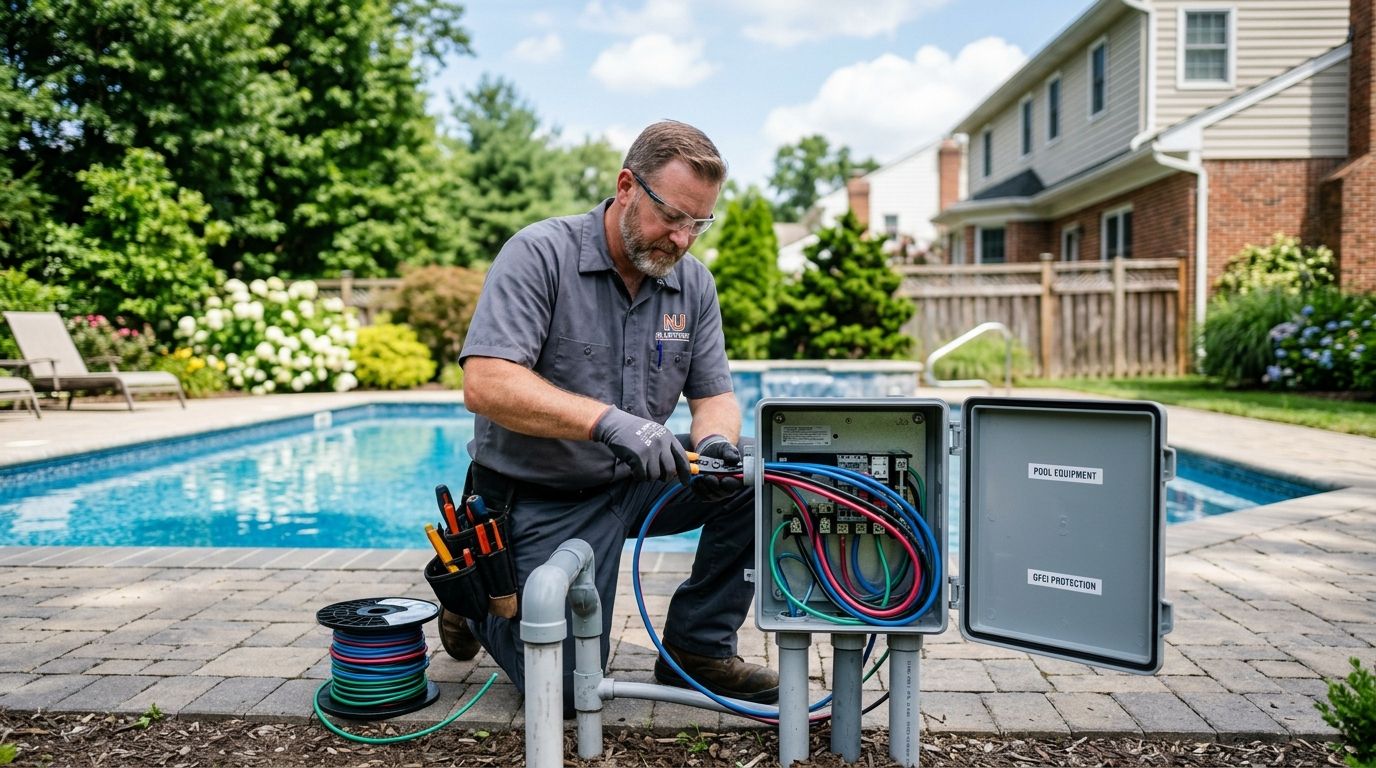 Pool electrical wiring for NJ homeowners