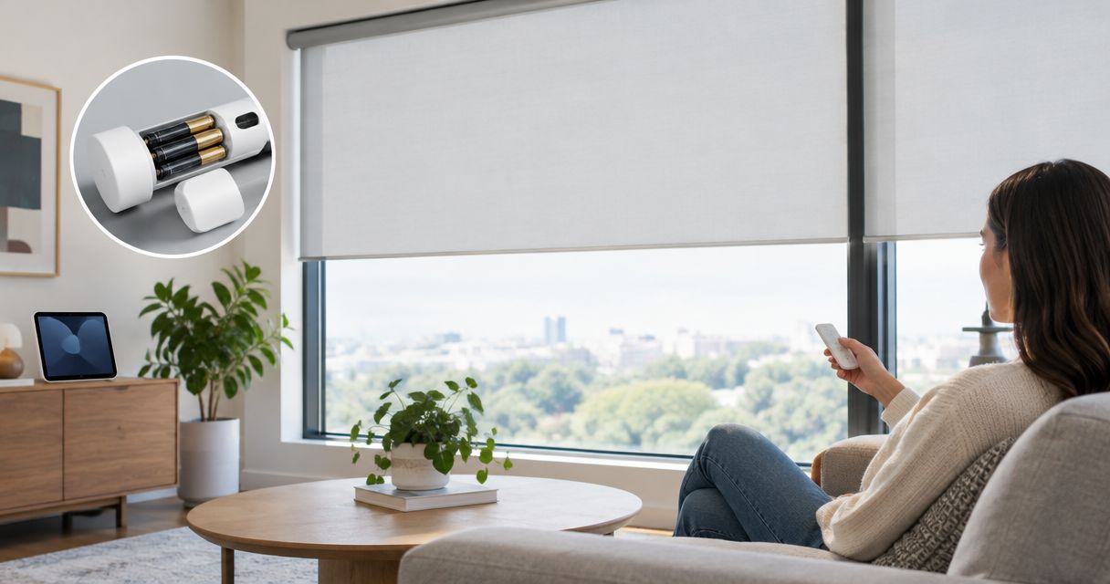 Can motorized shades run on batteries instead of being wired?