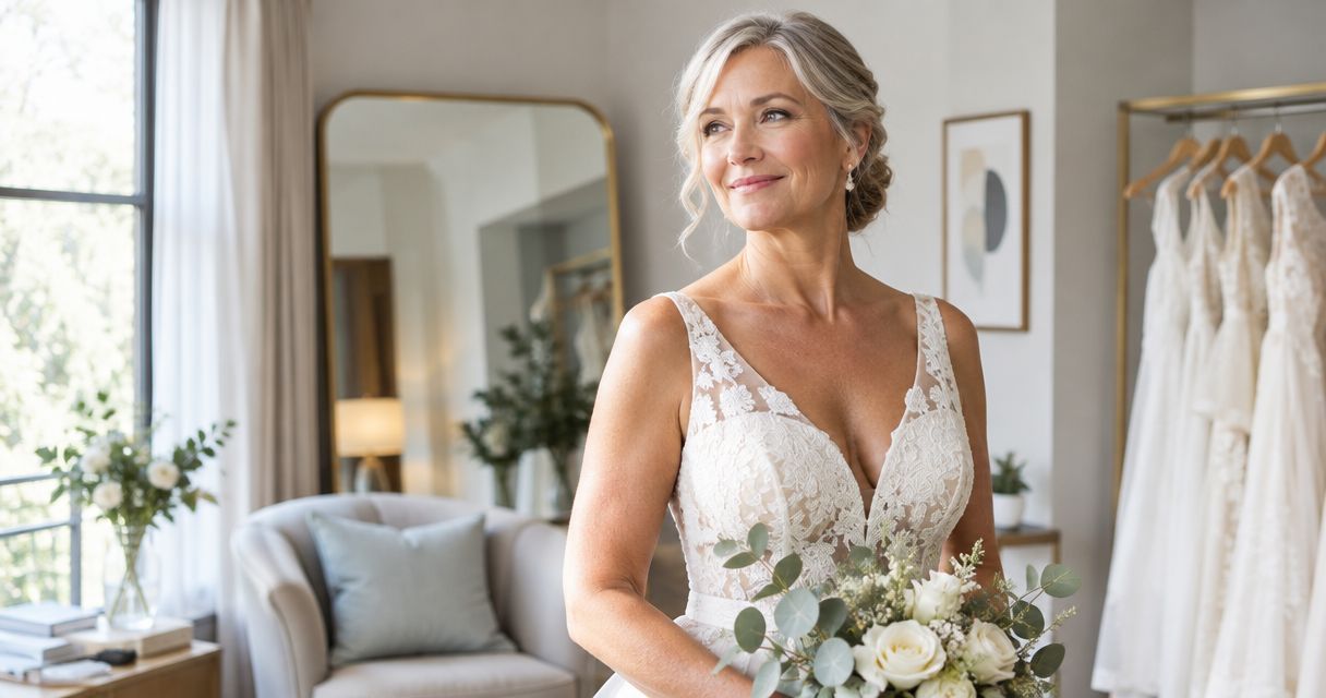 Wedding dresses for brides over 40: complete 2026 guide