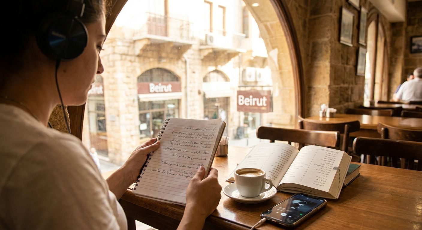 How to understand Lebanese Arabic song lyrics