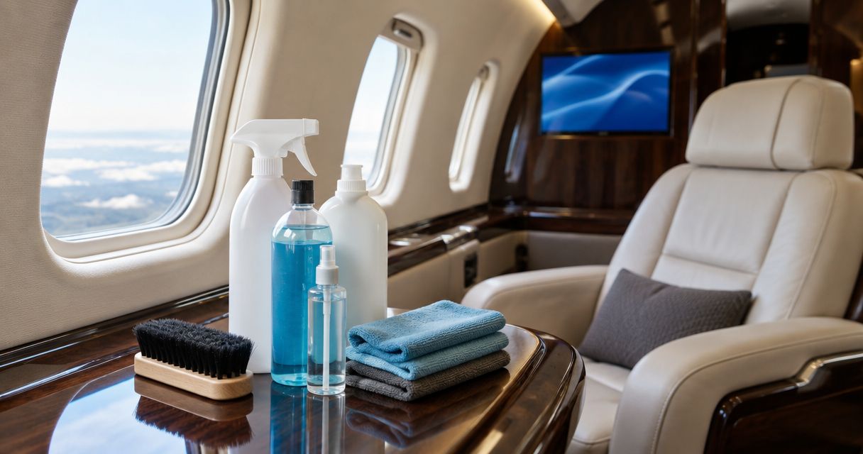 Best aircraft cabin cleaning products for private jet owners 2026