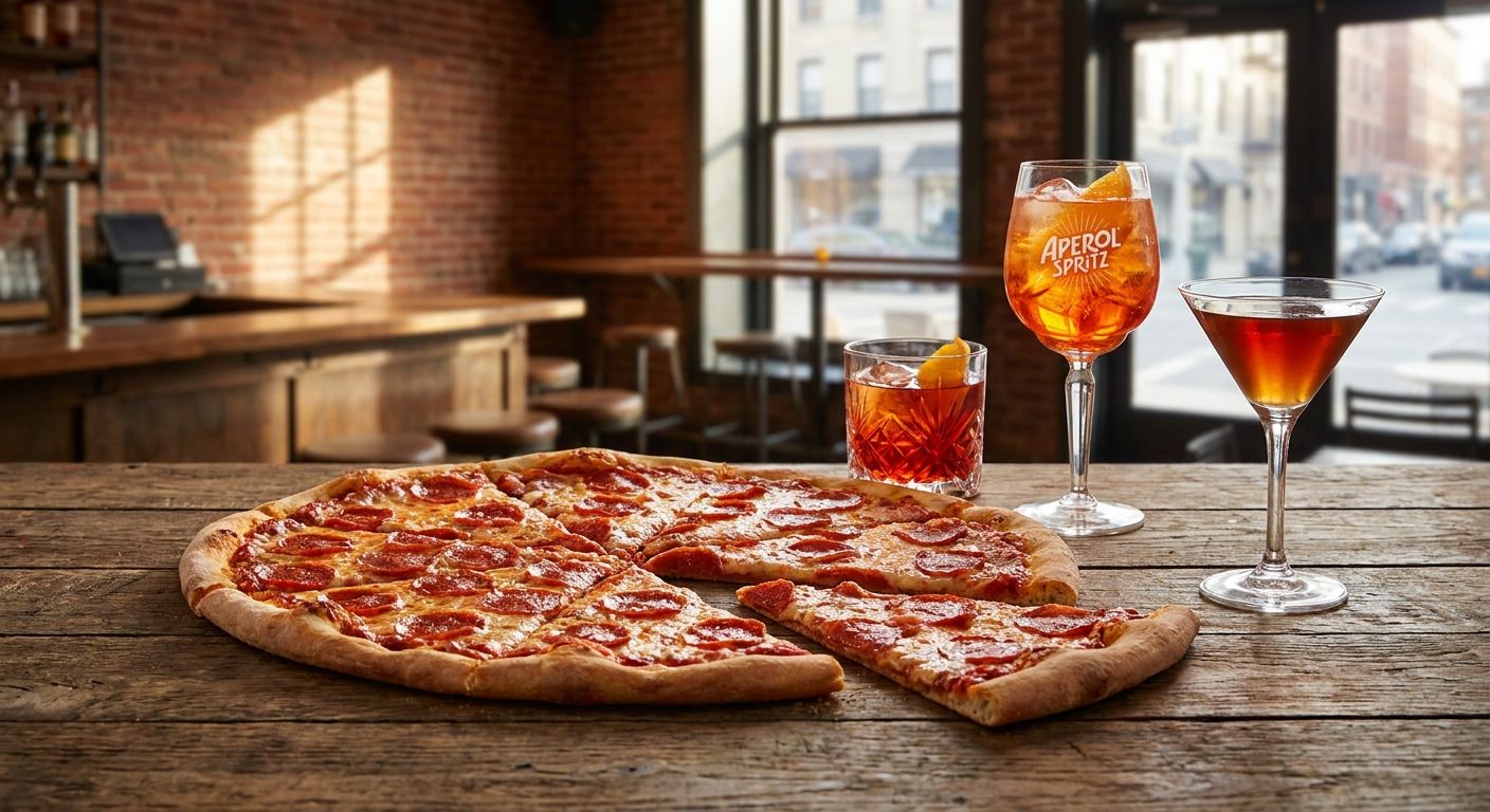 How to pair cocktails with New York-style pizza