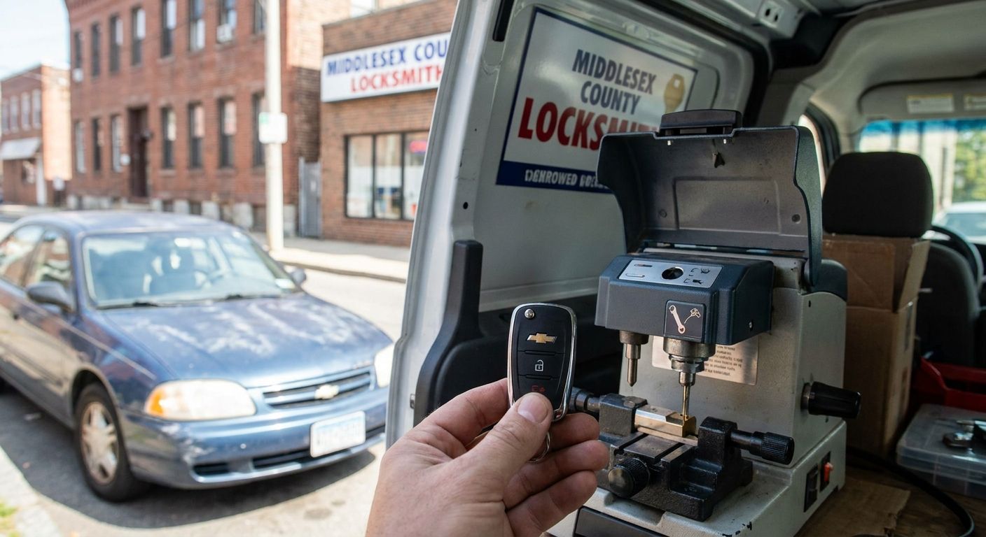 Car key replacement for Chevrolet vehicles in Middlesex County